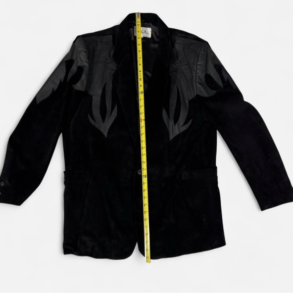 Vintage M. Julian Leather Moto Bomber Jacket 100% Leather, 80s/90s Era Sz 44 - Picture 3 of 9